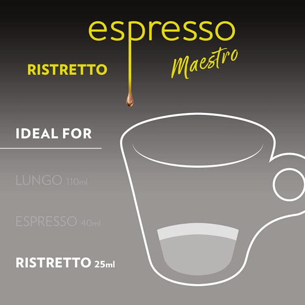 100 capsule caffè alluminio lavazza maestro RISTRETTO compatibili NESPRESSO