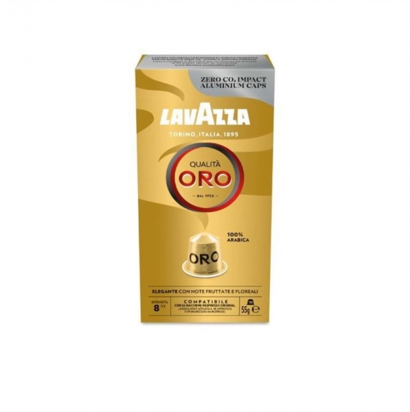 400 capsule caffè alluminio lavazza QUALITA ORO compatibili NESPRESSO