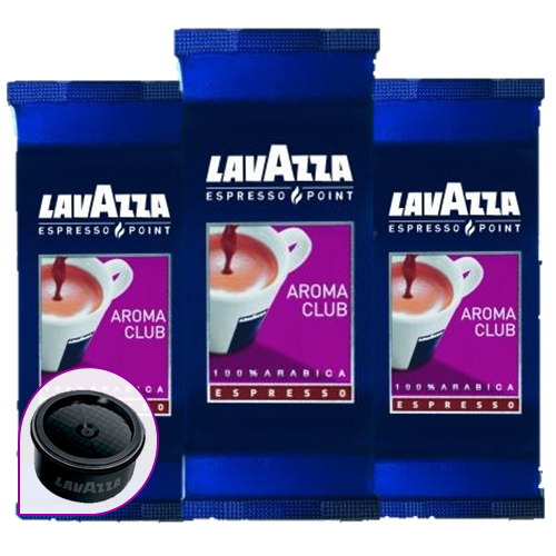 600 Cialde Caffè Lavazza espresso point AROMA CLUB 100% ARABICA originali (Capsule  Caffè)
